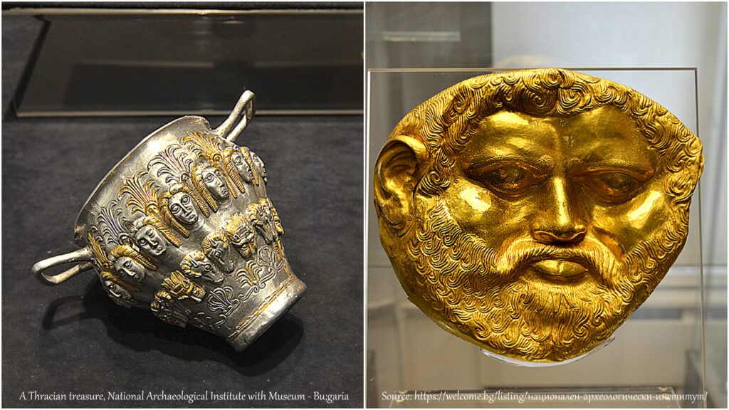 Thracian treasure in the National Archaeological Institute and Museum of Bulgaria.
Source: https://welcome.bg/listing/национален-археологически-институт/
﻿